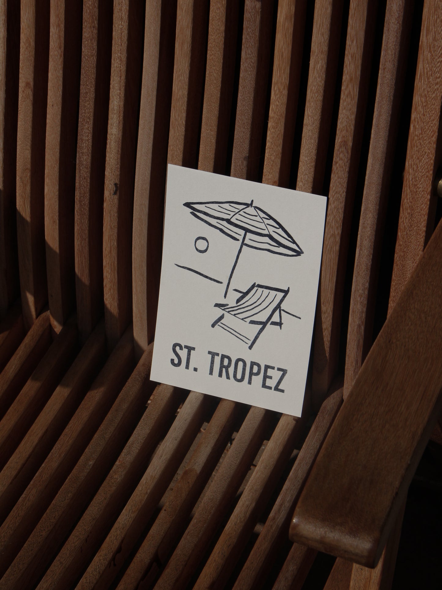 Poster St.Tropez (Risography)