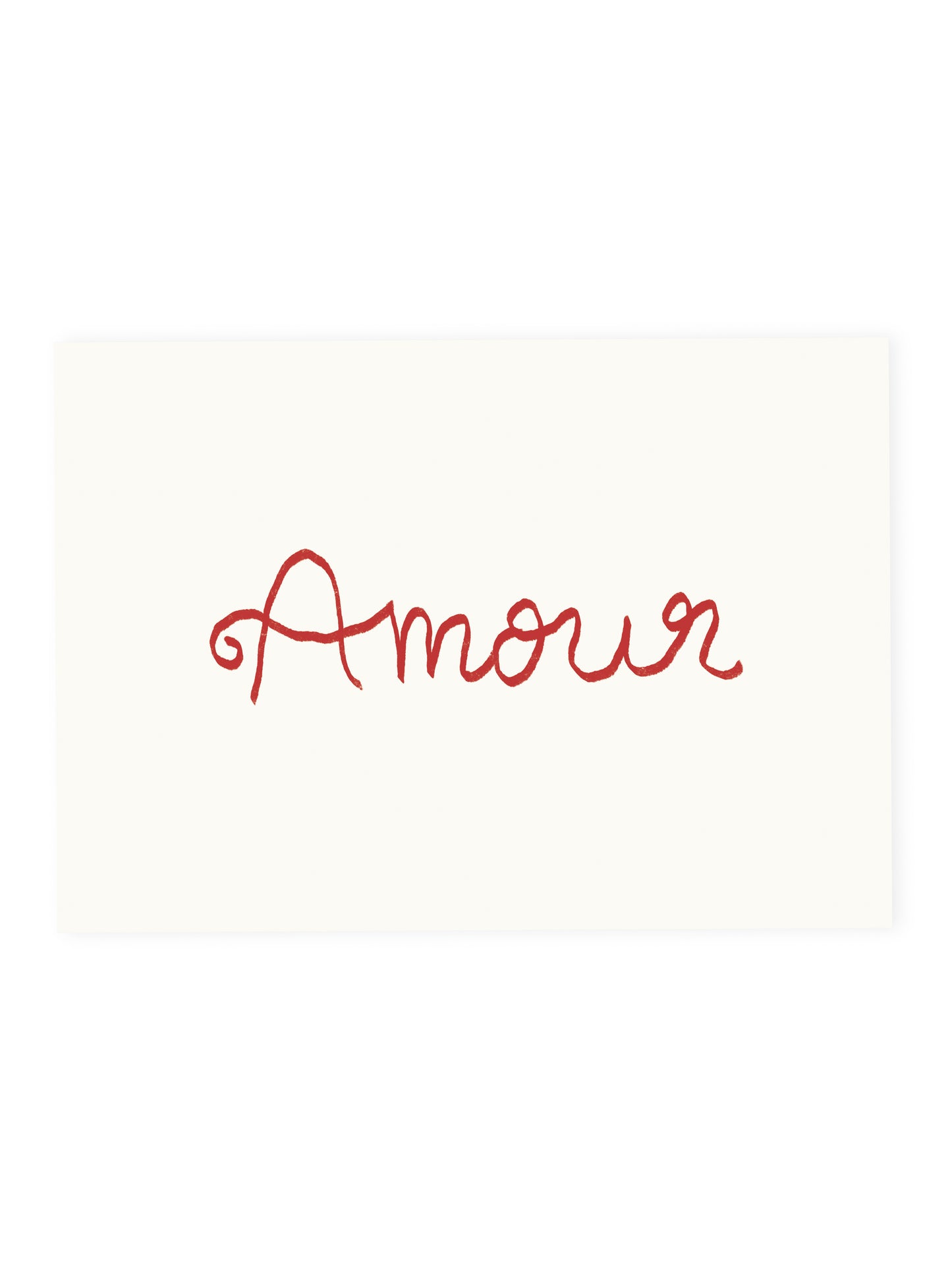 Postcard 'Amour' (Risography)