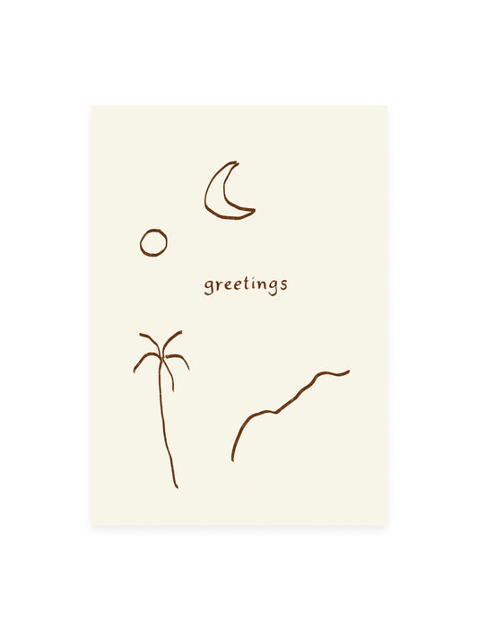 Postcard 'greetings' (risography)