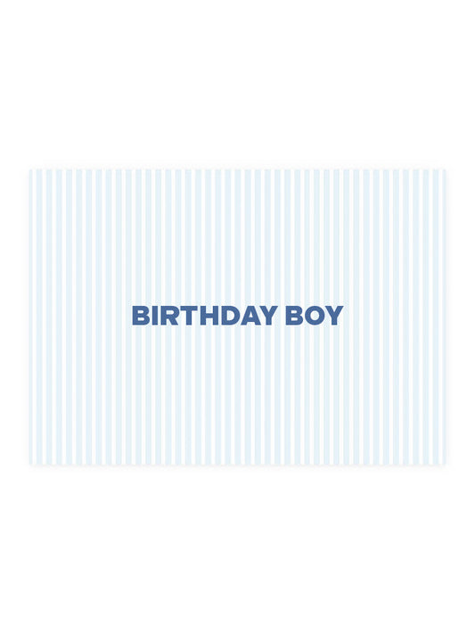 Postcard 'BIRTHDAY BOY'